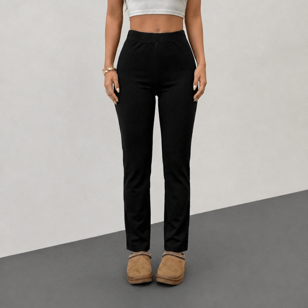 Casual Straight Stretch Commute Pants For Women