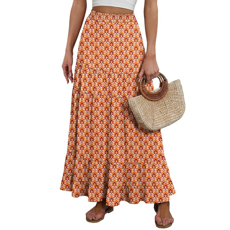 Casual Maxi Skirt For Summer Outfits For Women