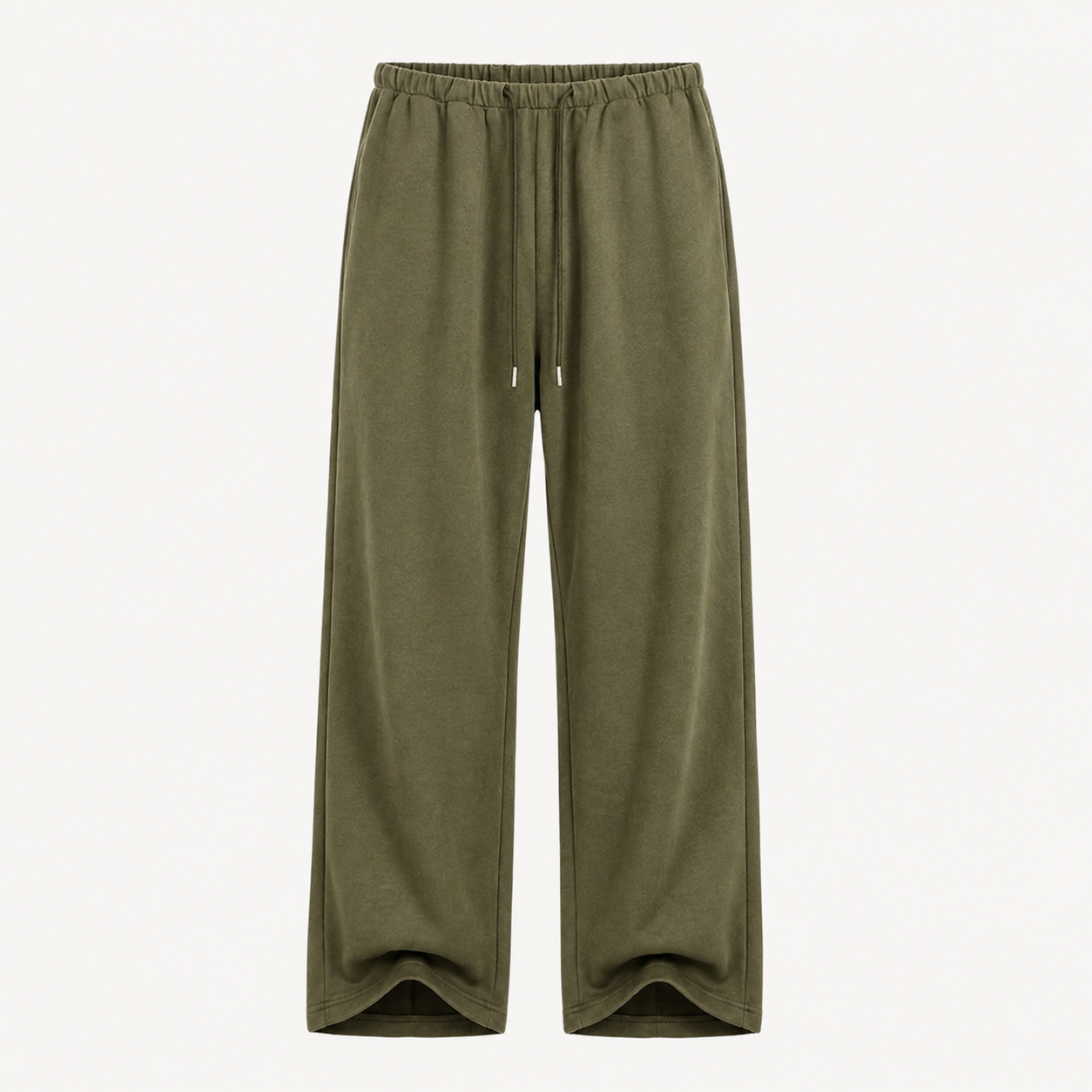 Elastic Drawstring Suede Casual Cargo Pants For Women