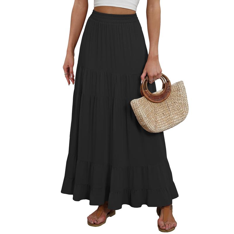 Casual Maxi Skirt For Summer Outfits For Women
