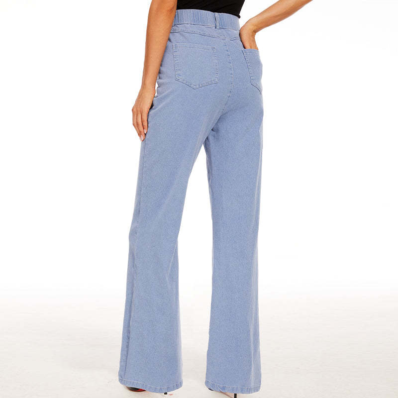 Ultra High Rise Stretch Flare Jeans-My Comfy Pant