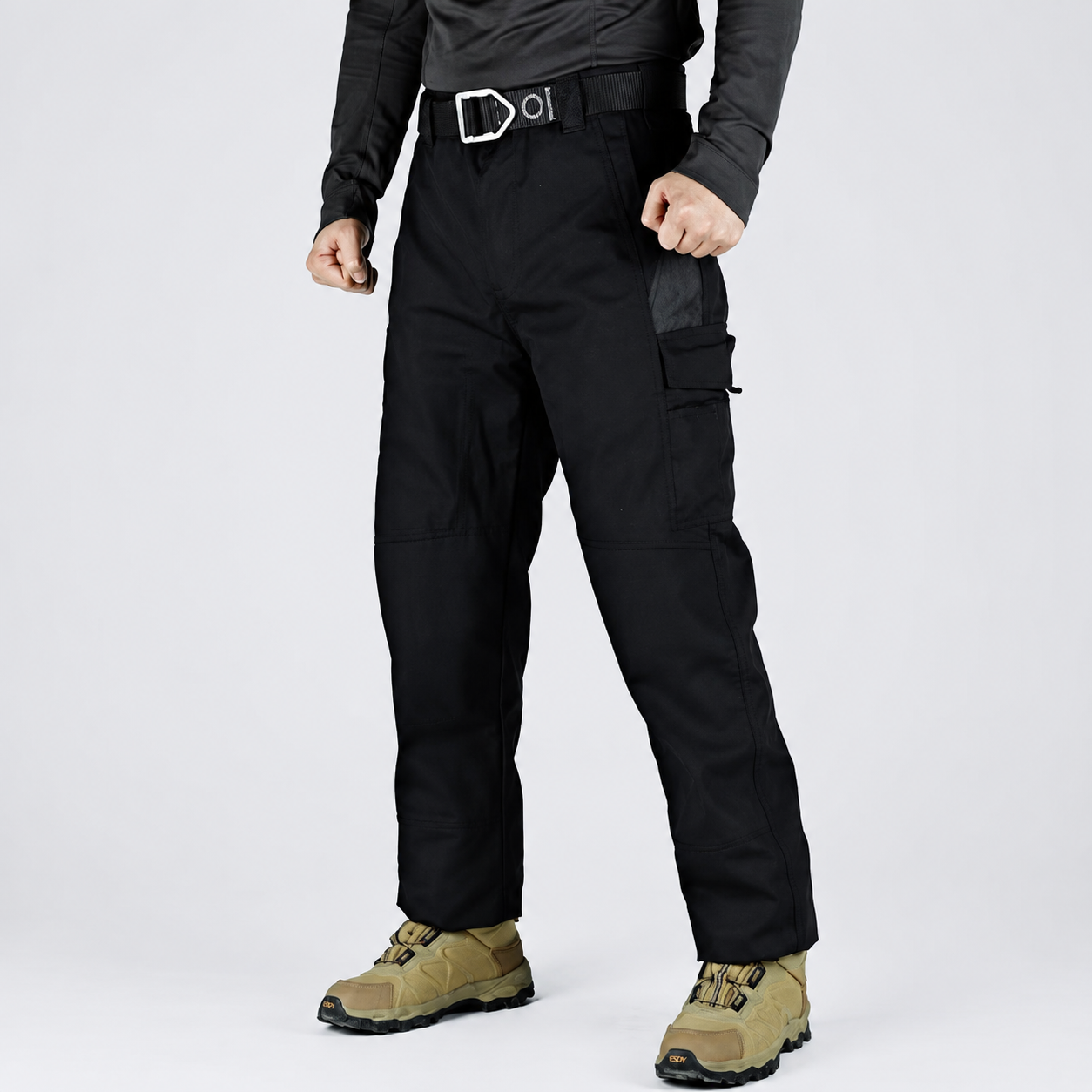 Solid Hiking Outdoor Work Tactical Seasonal Pants For Men