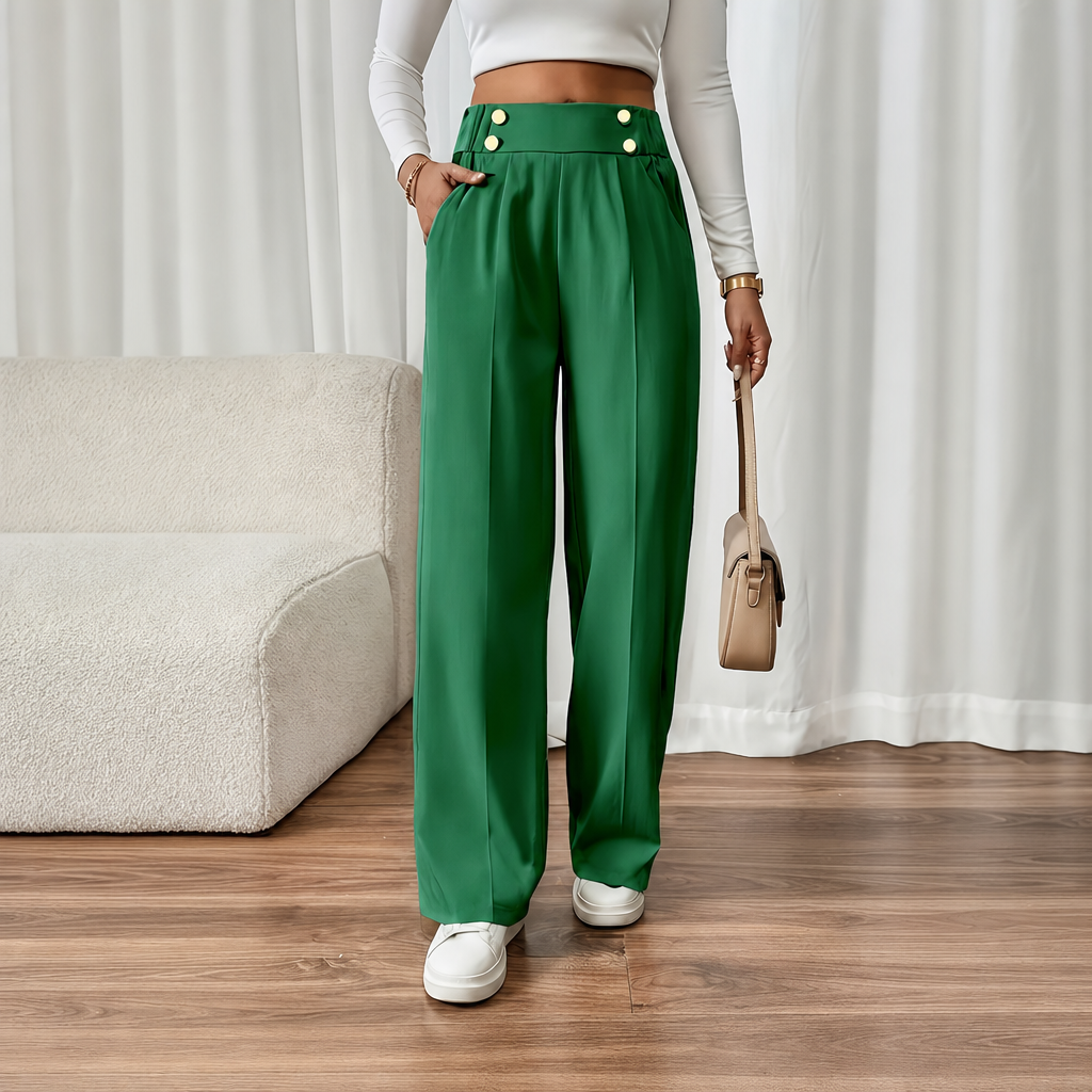 Casual Straight Length Pants For Everyday Wear For Women