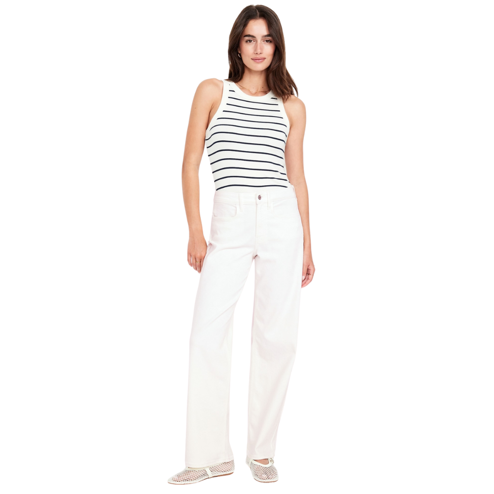 High Waisted Wow Wide Leg Jeans-My Comfy Pant