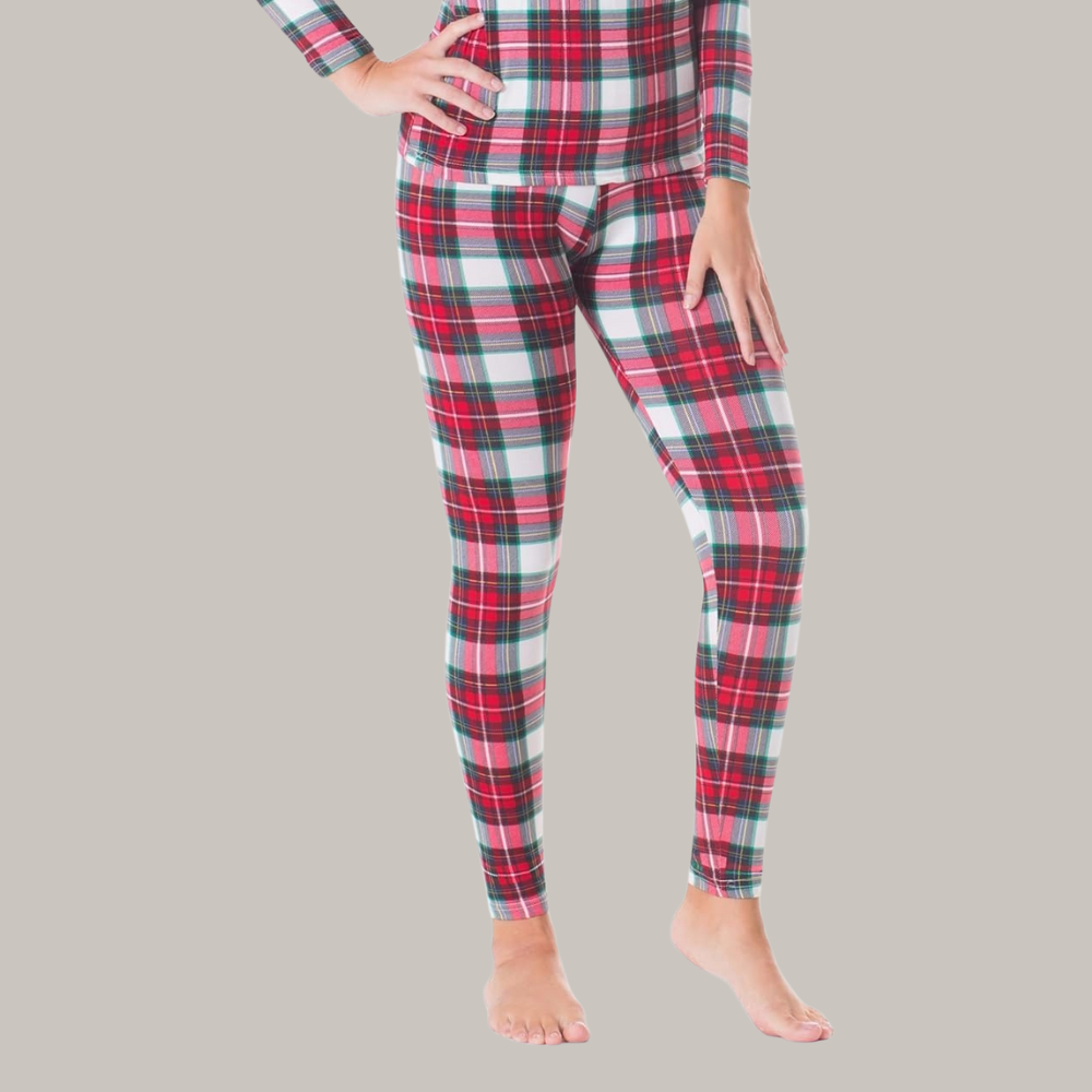 Women Printed Insulated Thermal Leggings For Skiing