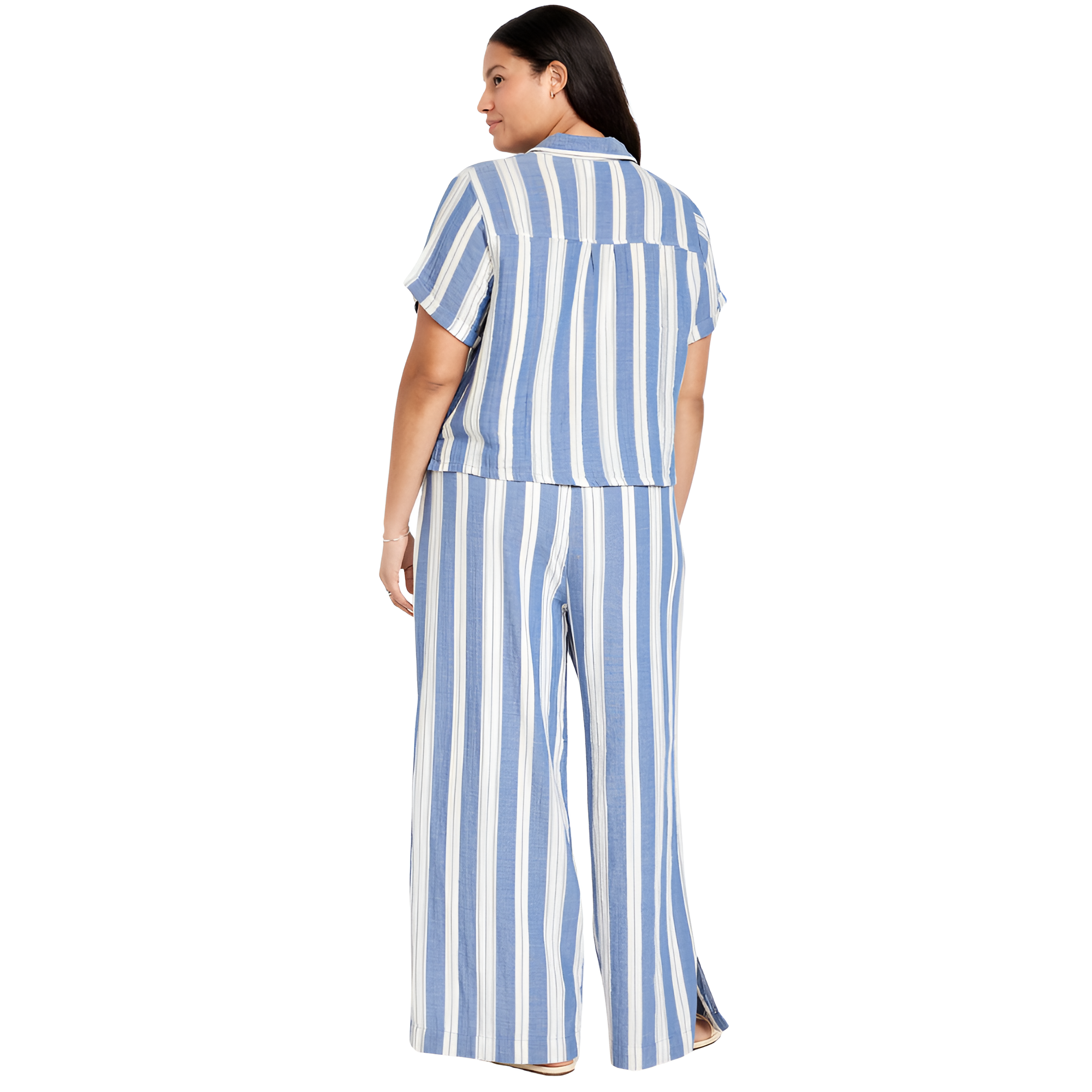 High Rise Crinkle Gauze Super Wide Pants-My Comfy Pant