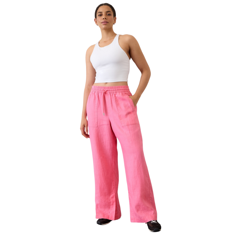 Retreat Linen High Rise Wide Leg Pant-My Comfy Pant