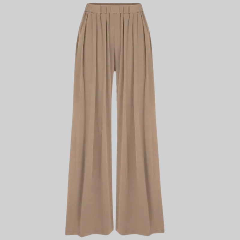 Women Palazzo Pants With Elastic PocketsPalazzo Pants With Elastic Pockets For Women - Image 3