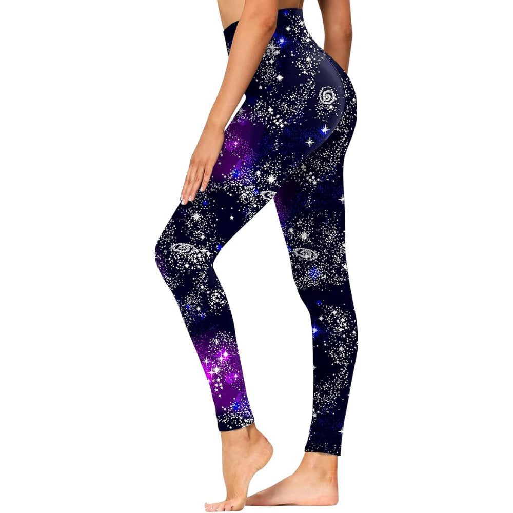 Printed High Rise Leggings For Active And Casual Wear-My Comfy Pant