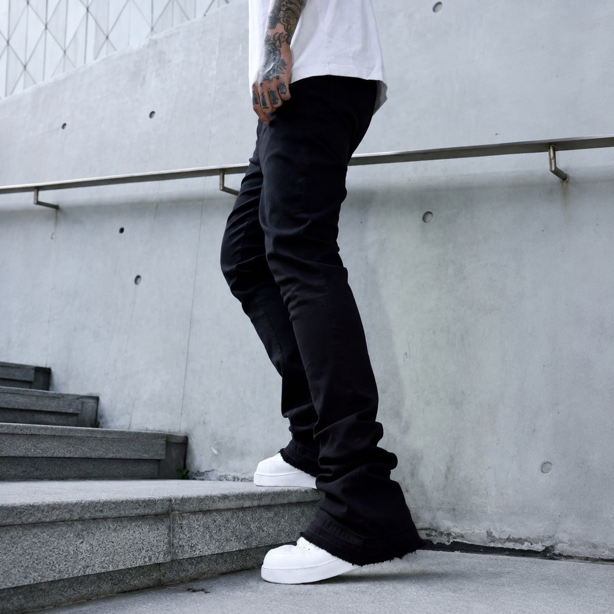 Casual Loose Retro Fashion Stretchy Streetwear Jeans For Men