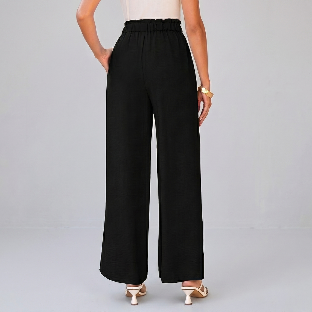Casual High Rise Loose Fit Palazzo Pants For Women 