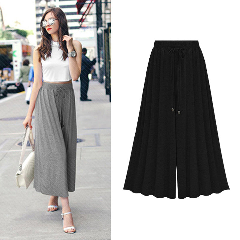 Nine Minute Show Thin Wide Foot Pants-My Comfy Pant