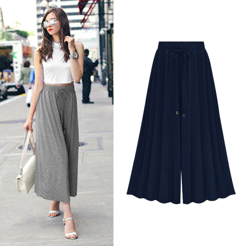 Nine Minute Show Thin Wide Foot Pants-My Comfy Pant