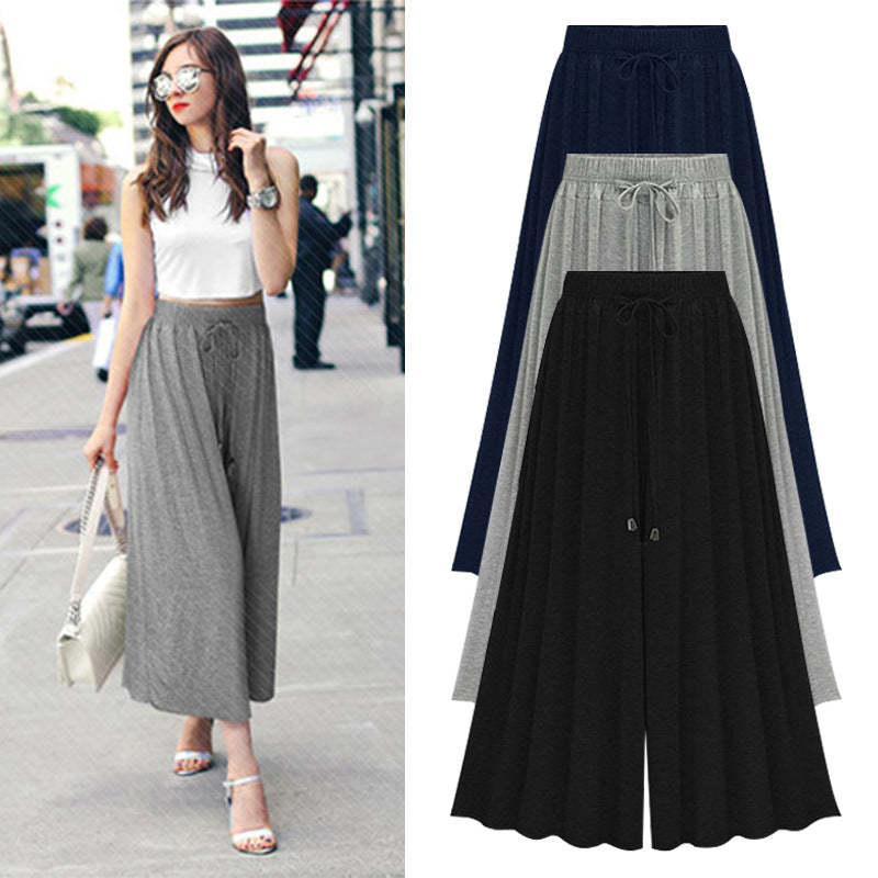 Nine Minute Show Thin Wide Foot Pants-My Comfy Pant