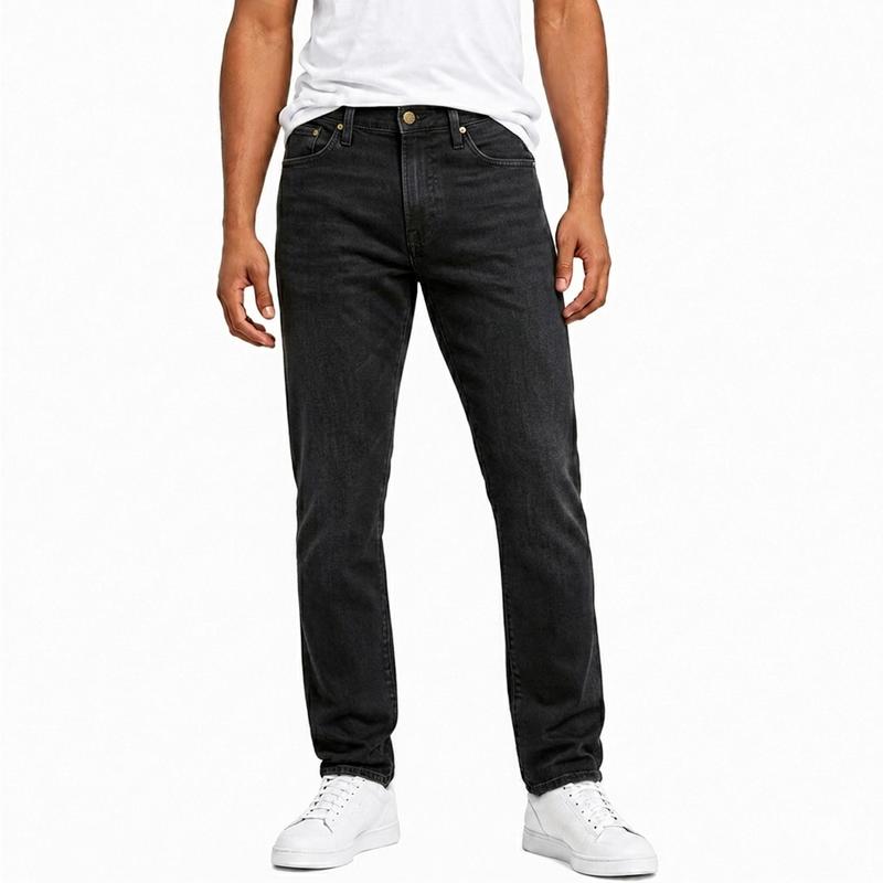 Straight Stretch Slim Classic Jeans For Men