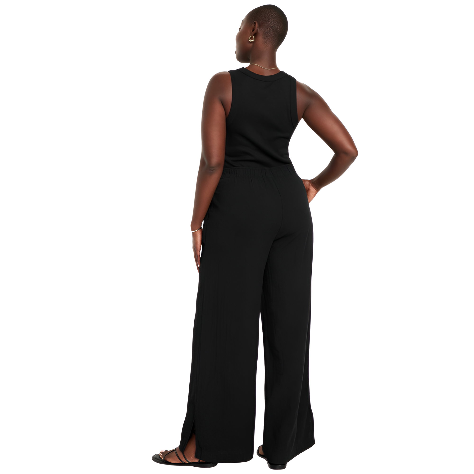 High Rise Crinkle Gauze Super Wide Pants-My Comfy Pant
