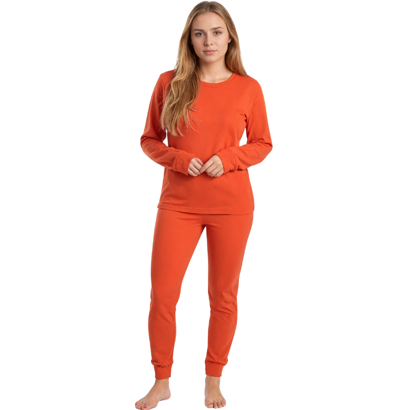 Women Thermal Underwear Pajamas Set