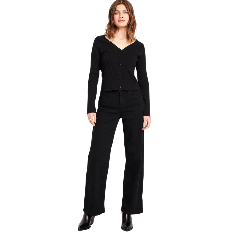 High Rise Wide Jeans-My Comfy Pant