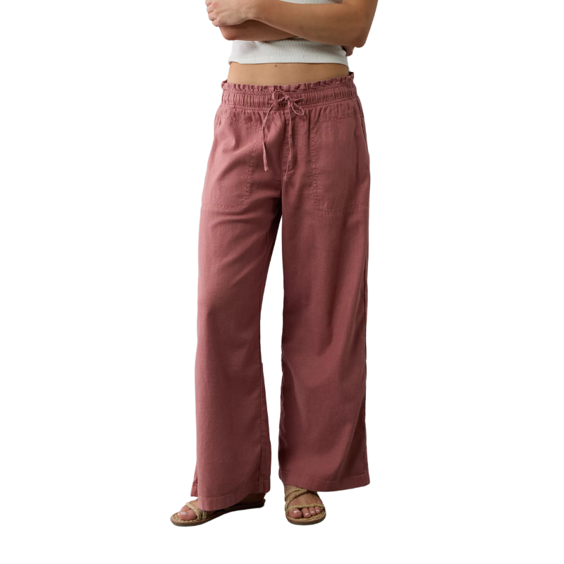 Dreamy Drape Linen Blend Pull On Pant-My Comfy Pant