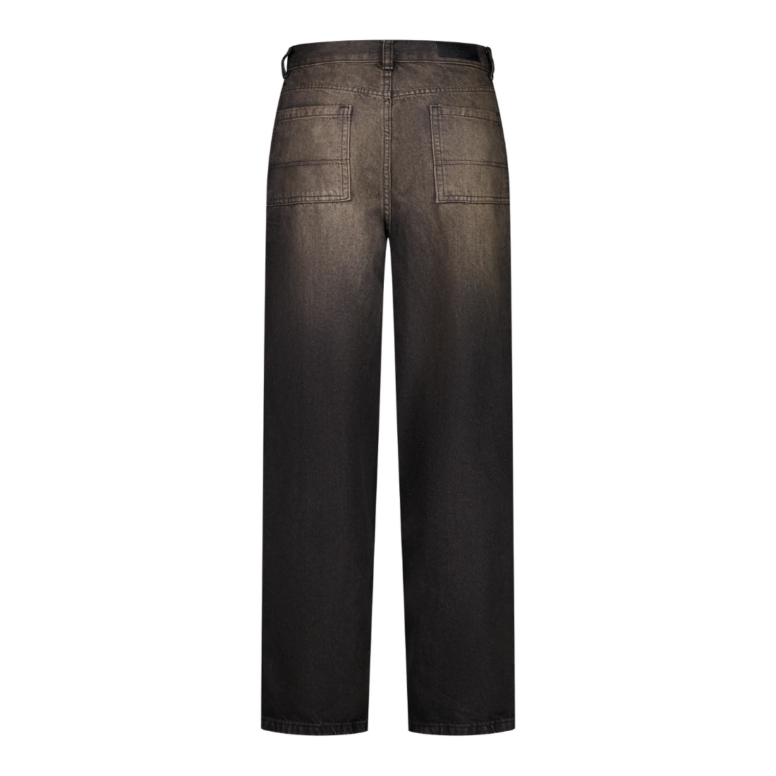 Baggy Denim Zip Fly Pocket Pants