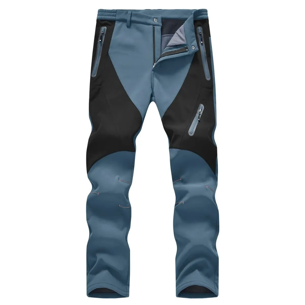 Zipper Pockets Climbing Thermal Jogger Trousers Thermal Lined Jogger pants men
