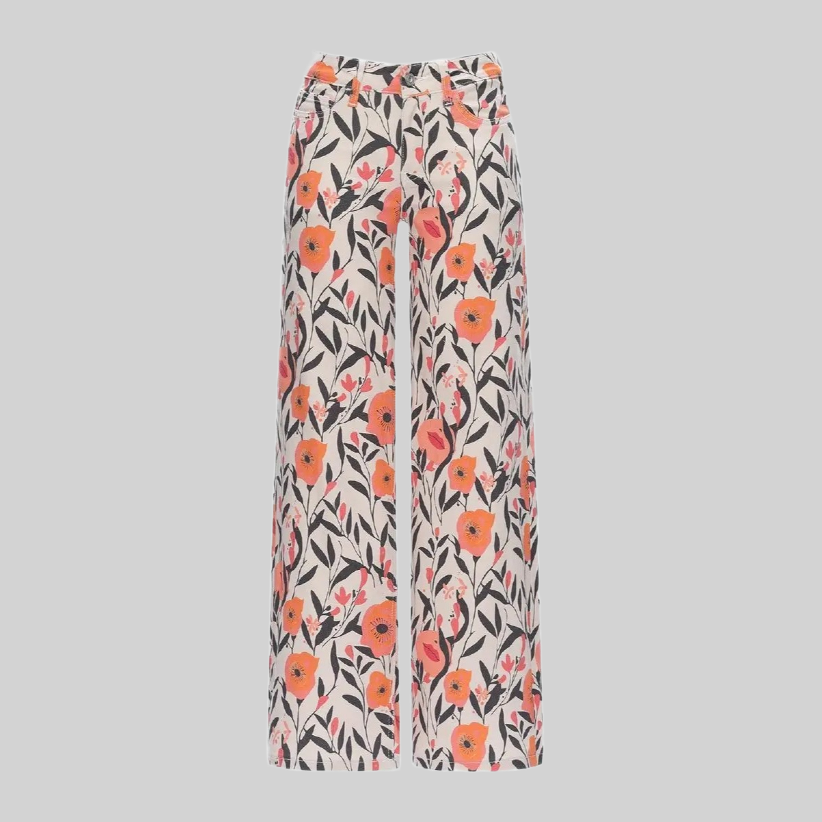 Stretchy Wide Fit Baggy Comfortable Jeans For Women