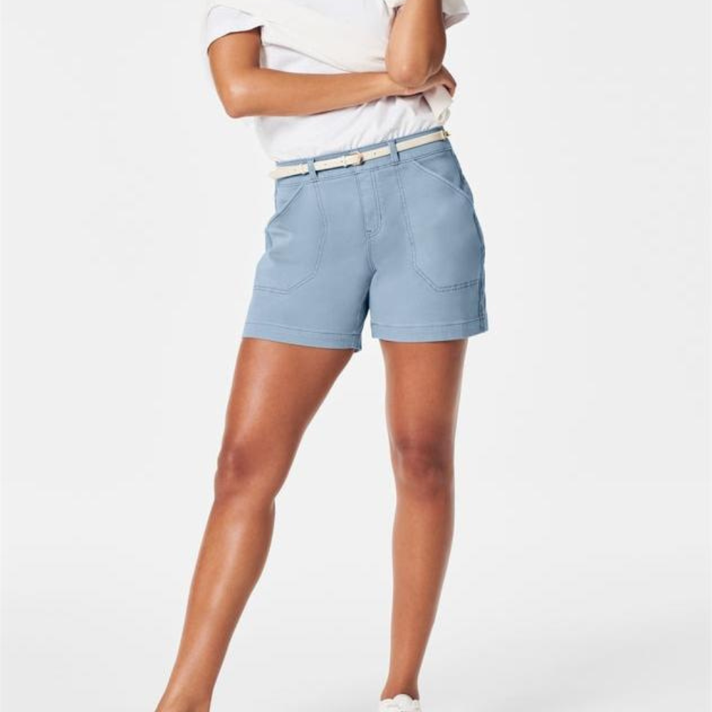 Control Stretch Twill Shorts-My Comfy Pant