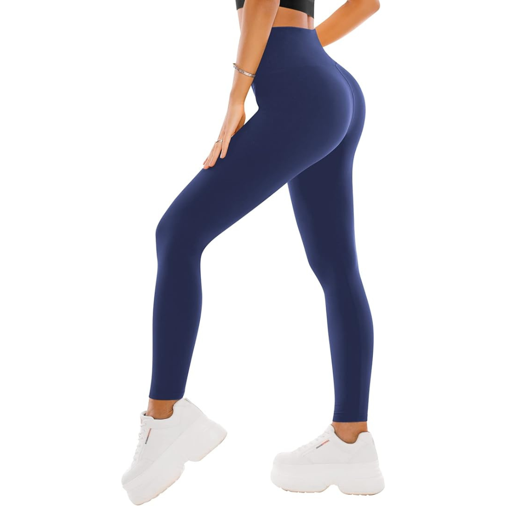 Full Length Yoga Pants With Crossover For Stretch And Comfort-My Comfy Pant
