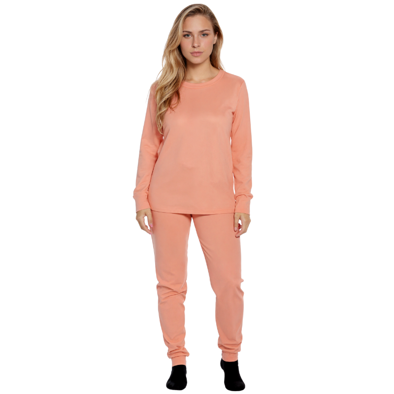 Women Thermal Underwear Pajamas Set