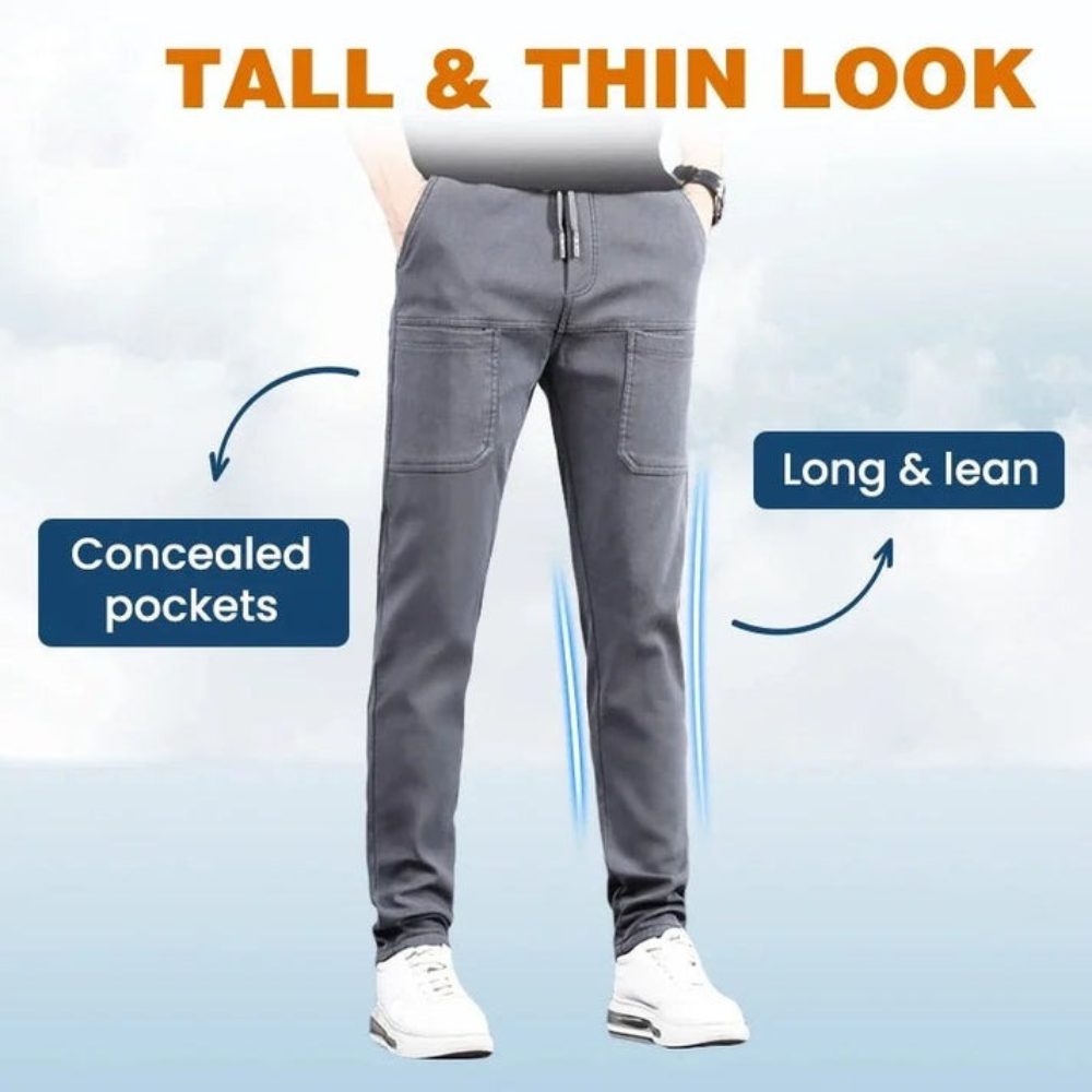 Stretch Cargo Pants With Six Pockets And Quick Dry Fabric-My Comfy Pant