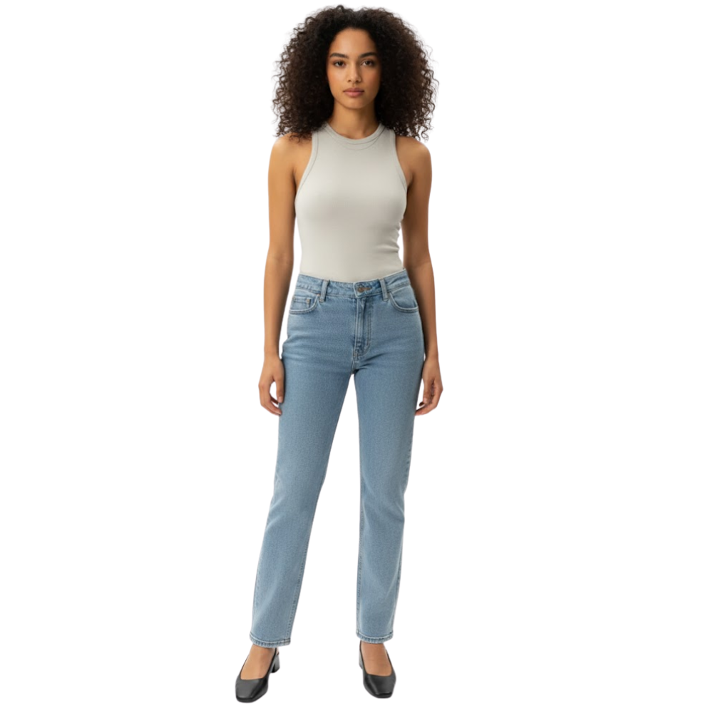 Comfortable And Stylish Slim Fit Denim Jeans For Women