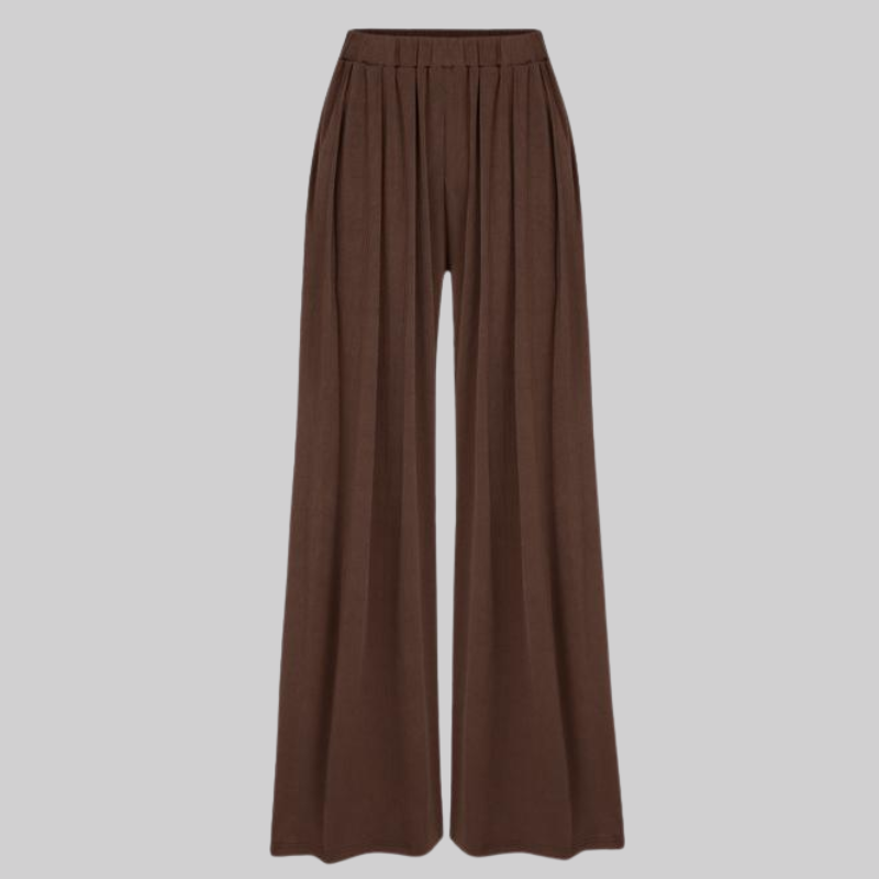 Women Palazzo Pants With Elastic PocketsPalazzo Pants With Elastic Pockets For Women - Image 5