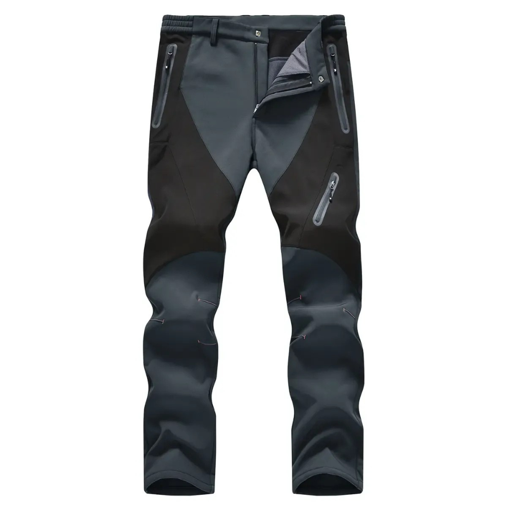 Zipper Pockets Climbing Thermal Jogger Trousers Thermal Lined Jogger pants men