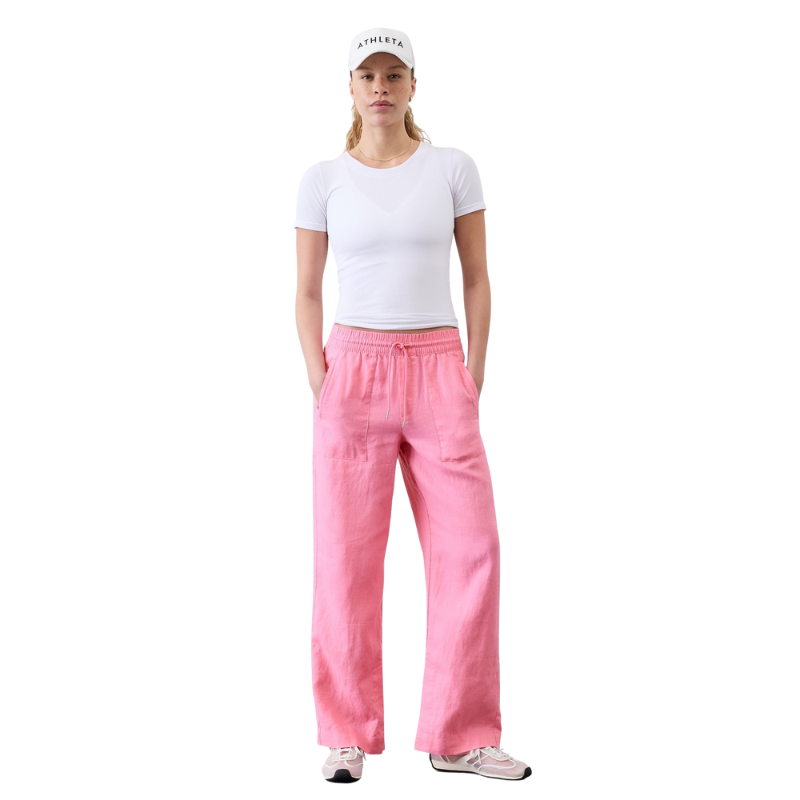 Retreat Linen High Rise Wide Leg Pant-My Comfy Pant