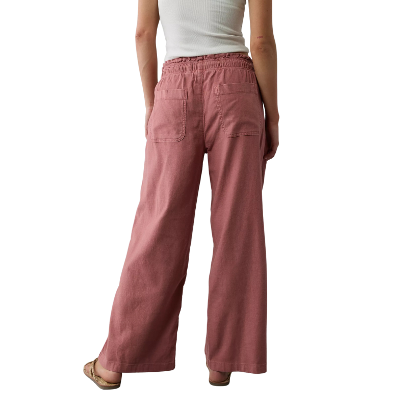 Dreamy Drape Linen Blend Pull On Pant-My Comfy Pant