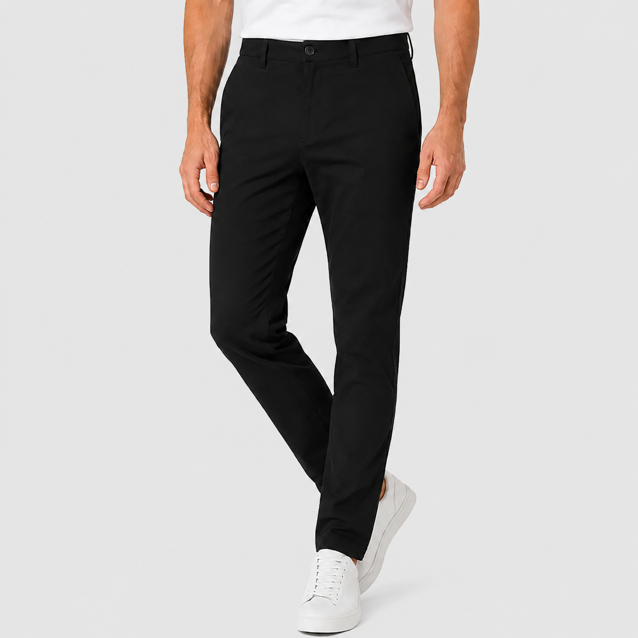 Slim Fit Stretch Everyday Chino Pants For Men