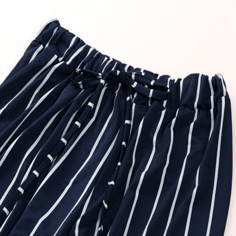 High-Waisted Black Thin Cropped Trousers For Women-My Comfy Pant