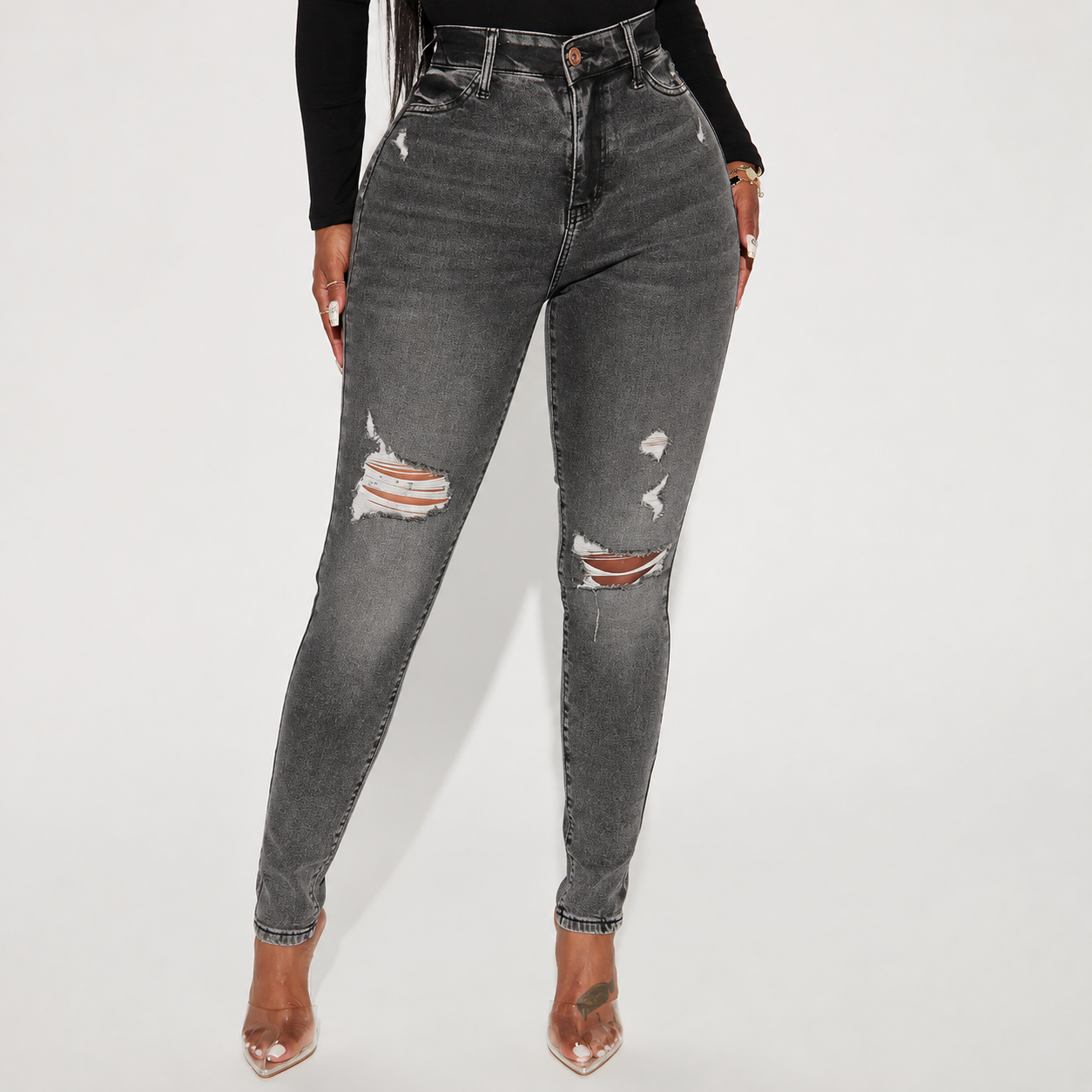  High Stretch Skinny Jeans For Women