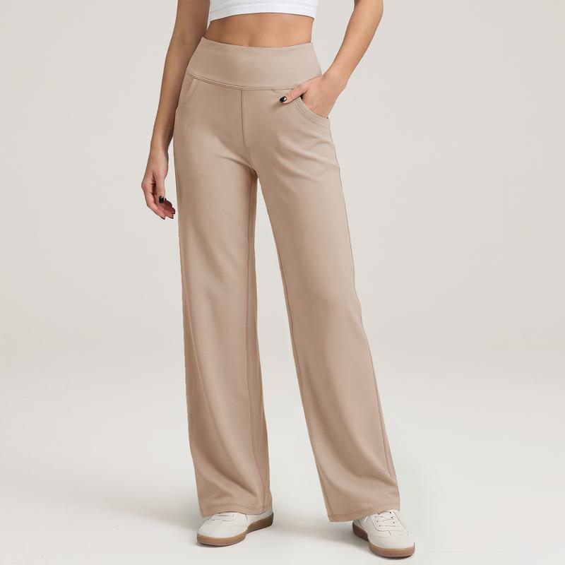Casual Wide Yoga And Sports Trousers With Pockets For Women