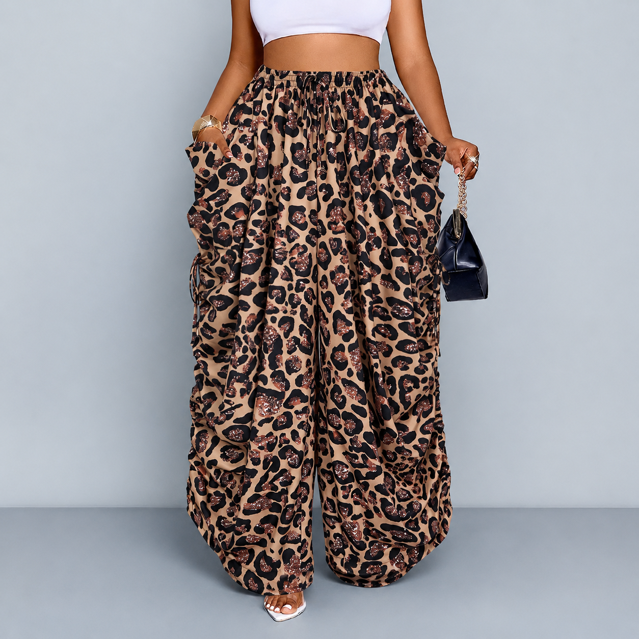 Casual Loose Fit Wide Pants For Women Everyday Wear