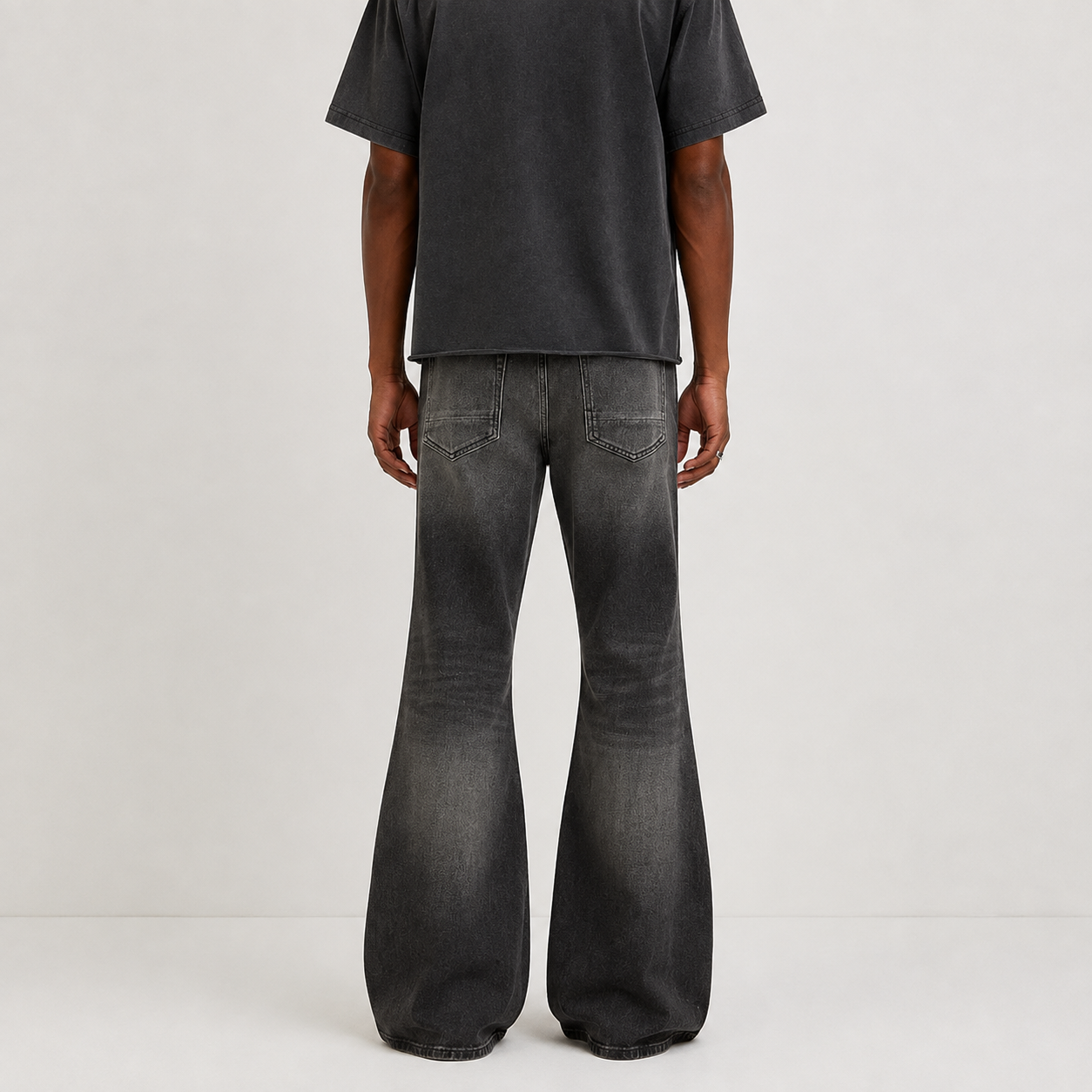Bootcut Washed Baggy Jordan Jeans For Men