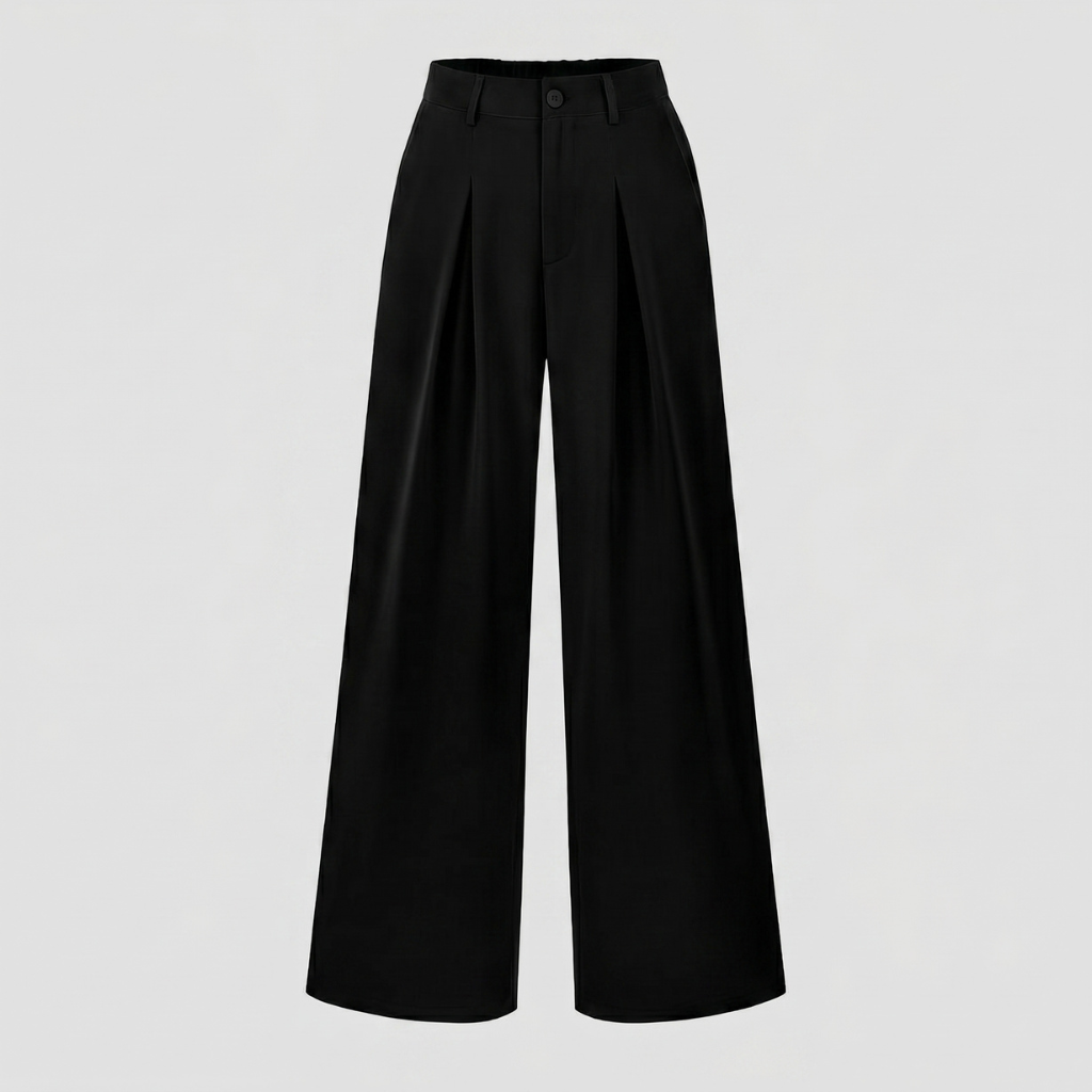 High Rise Casual Wide Loose Fit Palazzo Pants For Women Summer Wear