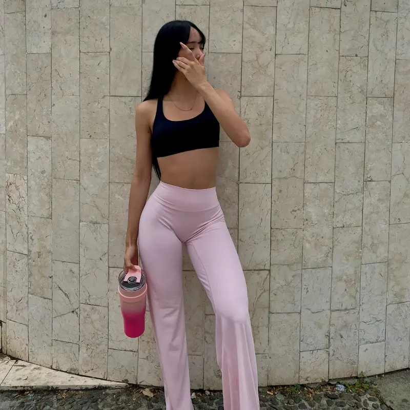 Structured Athletic Wide Sweep Yoga Bottoms