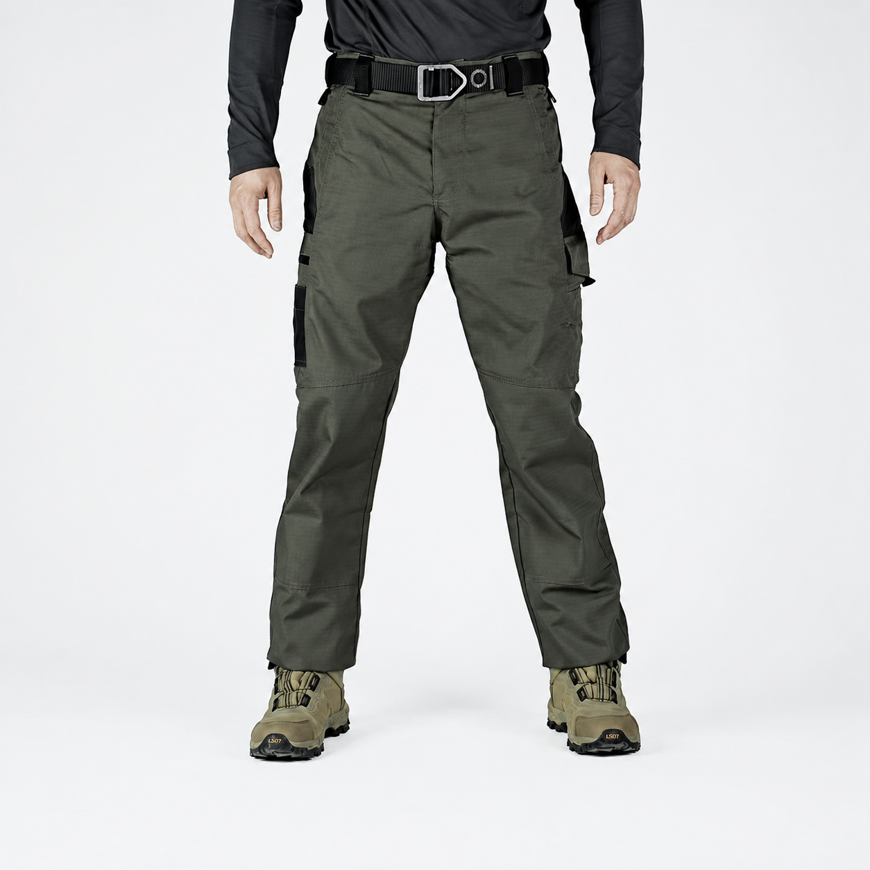Solid Hiking Outdoor Work Tactical Seasonal Pants For Men