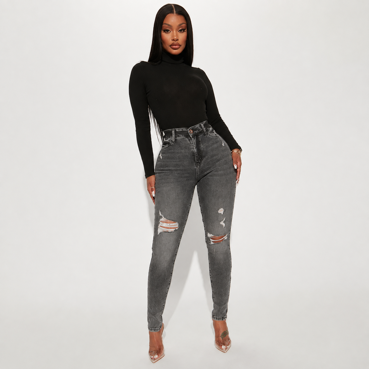  High Stretch Skinny Jeans For Women