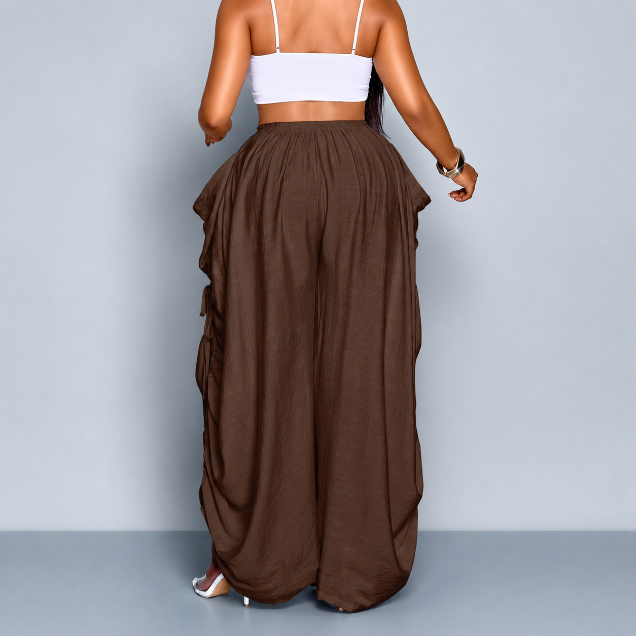 Casual Loose Fit Wide Pants For Women Everyday Wear