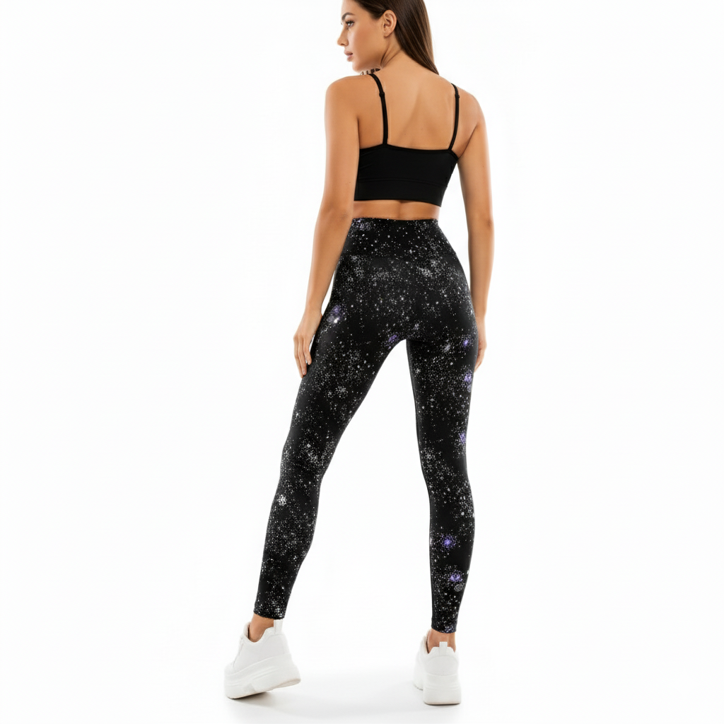 Women High Rise Printed LeggingsWomen High Rise Printed Leggings - Image 17