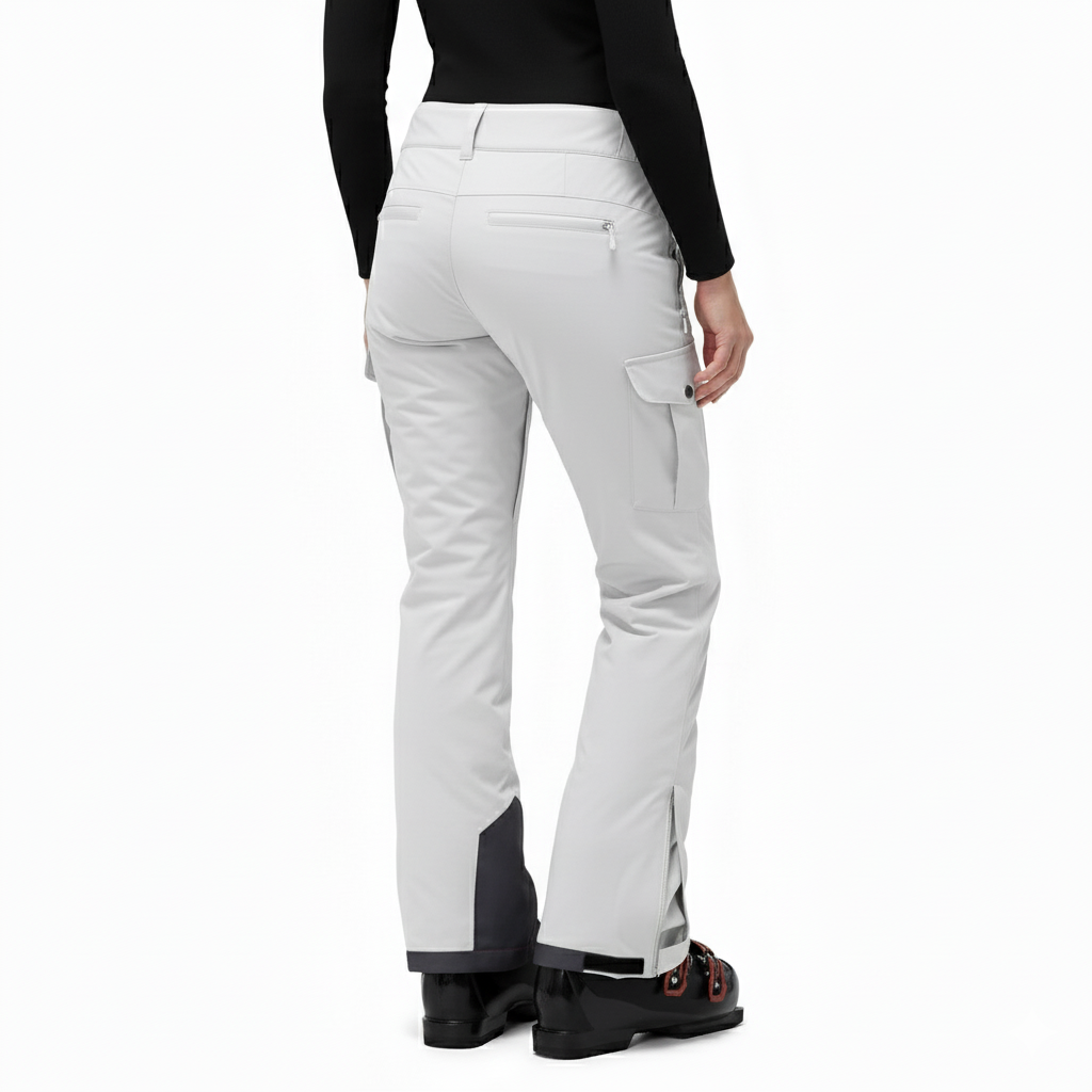 Insulated Waterproof Snowboard Ski Pants With Gaiters