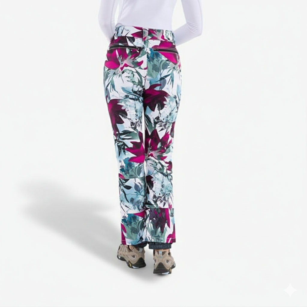 Fleece Lined Softshell Ski Snow Pants For Women