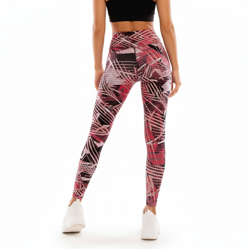 Women High Rise Printed LeggingsWomen High Rise Printed Leggings - Image 27